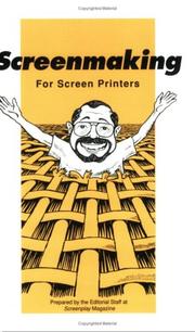 Cover of: Screenmaking for Screen Printers