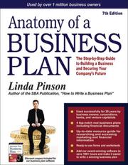 Cover of: Anatomy of a Business Plan by Linda Pinson