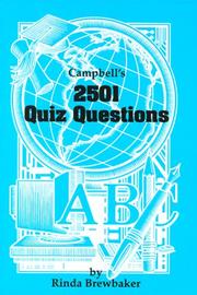 Cover of: Campbell's 2501 Quiz Questions