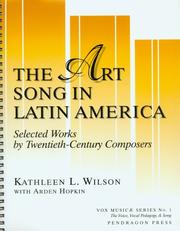Art Song in Latin America by K. Spillane