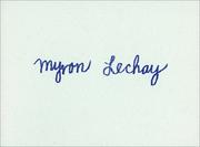 Cover of: Myron Lechay by Lewis Kachur