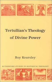 Cover of: Tertullian