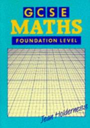 Cover of: GCSE Maths by Jean Holderness