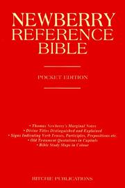 Cover of: Newberry Reference Bible by John Ritchie Publication
