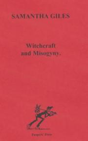 Cover of: Witchcraft and Misogyny