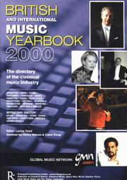 Cover of: British and International Music Yearbook: 2000