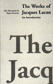 Cover of: The Works of Jacques Lacan: An Introduction