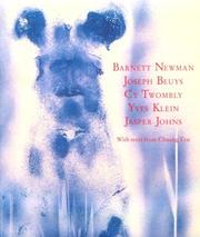 Cover of: Barnett Newman, Joseph Beuys, Cy Twombly, Yves Klein, Jasper Johns by Barnett Newman, Joseph Beuys, Cy Twombly