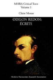 Cover of: Odilon Redon | C. Moran