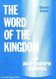 Cover of: The Word of the Kingdom: In Matthew's Gospel