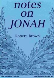 Cover of: Notes on Jonah by Robert Brown - undifferentiated