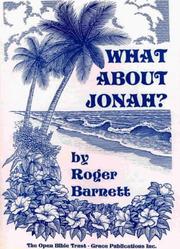 Cover of: What About Jonah?