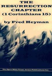 Cover of: The Resurrection Chapter: I Corinthians 15