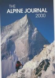 Cover of: The Alpine Journal (A Record of Mountain Adventure & Scientific Observation)