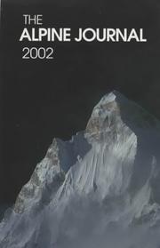 Cover of: The Alpine Journal 2002