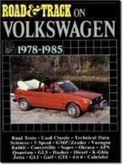 Cover of: "Road & Track" on Volkswagen, 1978-85