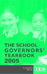 Cover of: The School Governors' Yearbook