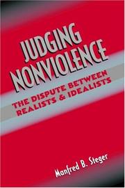 Cover of: Judging Nonviolence by Manfred B. Steger