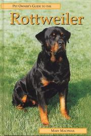 Cover of: ROTTWEILER (Pet Owner's Guide)