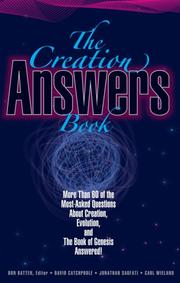 Cover of: The Creation Answers Book by David Catchpoole; Jonathan Sarfati; Carl Wieland
