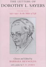 Cover of: The Letters of Dorothy L.Sayers by Dorothy L. Sayers, Dorothy L. Sayers