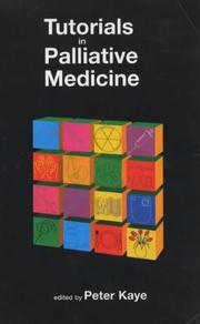 Cover of: Tutorials in Palliative Medicine