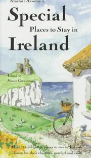 Cover of: Special Places to Stay in Ireland, 1998 (Alastair Sawday's Special Places to Stay)