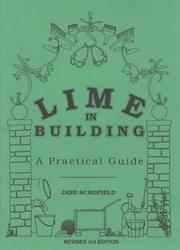 Cover of: Lime in Building by Jane Schofield