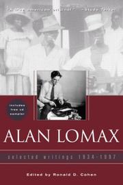 Cover of: Alan Lomax by Ronald D. Cohen