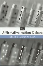 Cover of: The Affirmative Action Debates