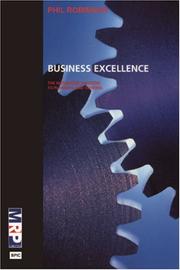 Cover of: Business Excellence: The integrated solution to planning and control