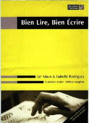 Cover of: Bien Lire, Bien Ecrire | Ian Maun
