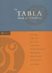 Cover of: The Tabla Book of New Verse: 2001 (The Tabla Book of New Verse)
