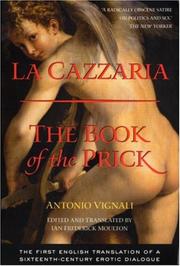 Cover of: La Cazzaria by Antonio Vignali