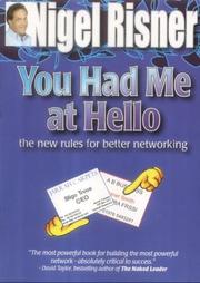 Cover of: You Had Me at Hello