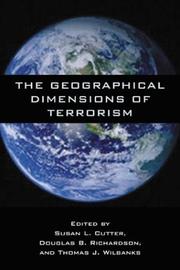 Cover of: The Geographical Dimensions of Terrorism