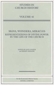 Cover of: Signs, Wonders, Miracles (Studies in Church History) (Studies in Church History) by 