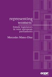 Cover of: Representing Women?: Female Legislators in West European Parliaments (Ecpr Monographs S.)