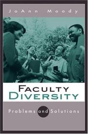 Cover of: Faculty Diversity: Problems and Solutions