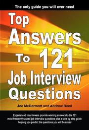 Cover of: Top Answers to 121 Job Interview Questions