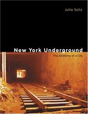 Cover of: New York Underground: The Anatomy of a City