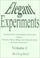 Cover of: Elegant Experiments, Volume 1