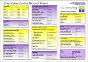 Cover of: Crazy Colour Card for Microsoft Project (Crazy Colour Card)