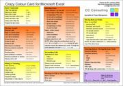 Cover of: Crazy Colour Card for Microsoft Excel