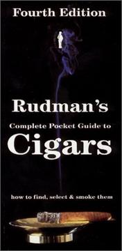Cover of: Rudman's Complete Pocket Guide to Cigars