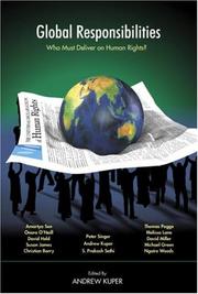 Cover of: Global Responsibilities | Andrew Kuper