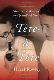 Cover of: Tête-à-tête: Simone de Beauvoir and Jean-Paul Sartre