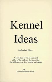 Cover of: Kennel Ideas by Victoria Webb Cartner