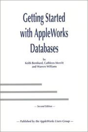 Cover of: Getting Started with AppleWorks Databases