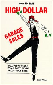 Cover of: How to Have High Dollar Garage Sales